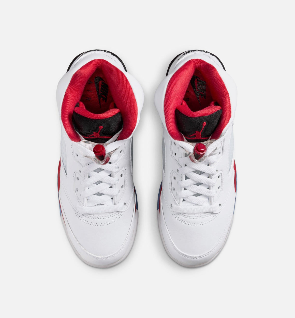 Air Jordan 5 Retro Fire Red Kids' Shoes - White/Red/Black