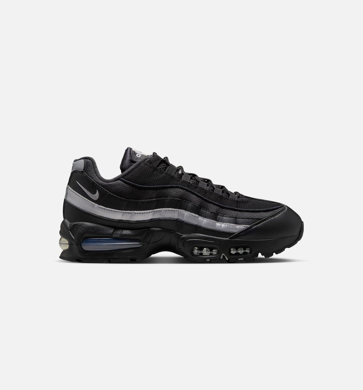 Nike Air Max 95 Big Bubble OG Reflective Accents Men's Shoes - Black/White/Metallic Silver