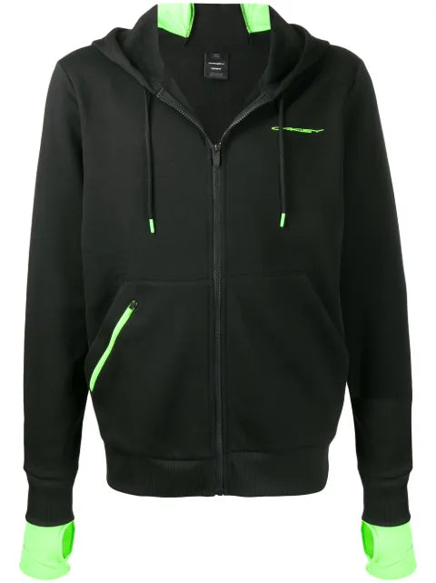 Oakley printed logo hooded jacket
