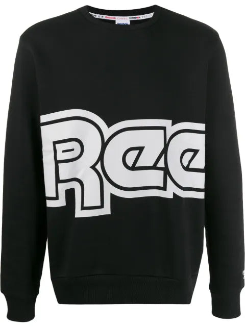 Reebok retro logo print sweatshirt