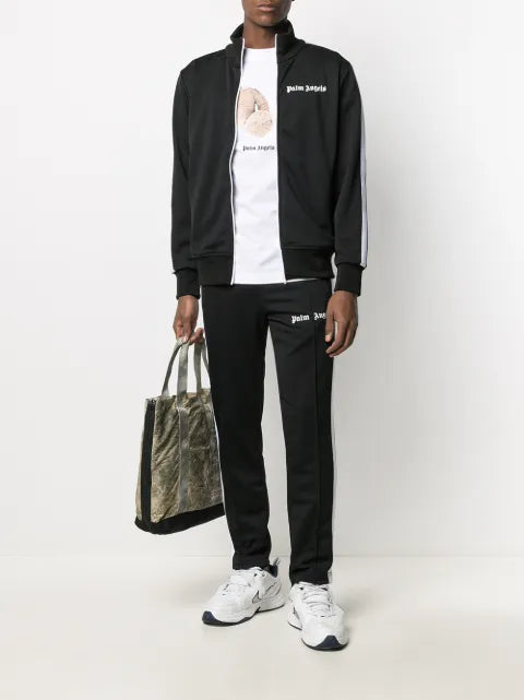Palm Angels chest logo-print track jacket