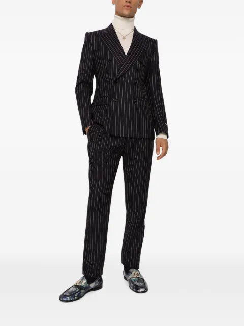 Dolce & Gabbana double-breasted pinstripe blazer