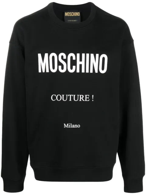 Moschino logo-print jumper