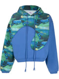 ERL abstract-print long-sleeved hoodie