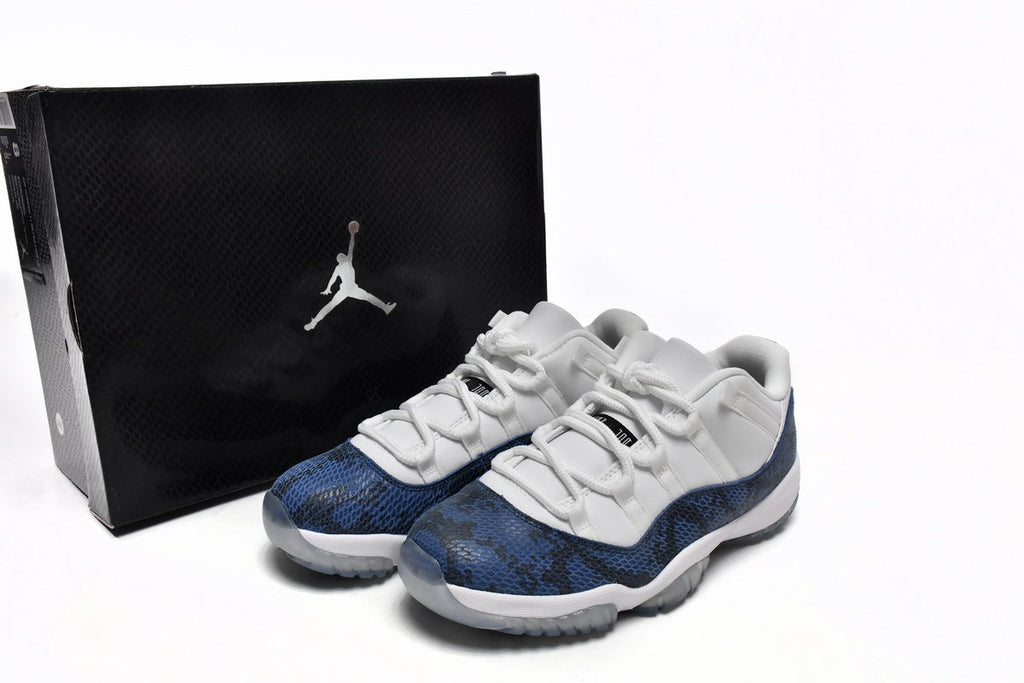 Jordan 11 Navy Snakeskin Reps Sneakers CD6846-102