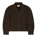 Brown Gabardine Shirt/Jacket