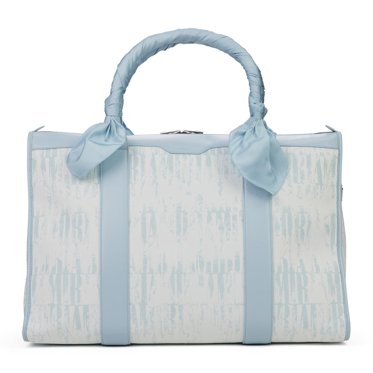 Baby Blue Jacquard Tie Dye Weekender Bag