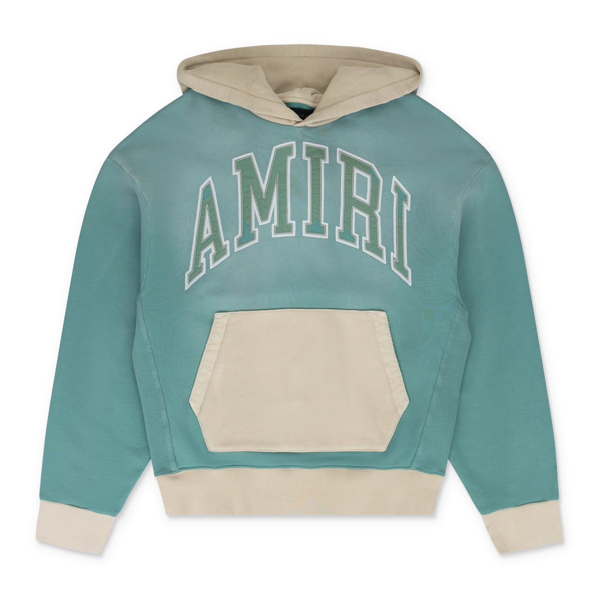 Sea Blue Vintage Oversized Hoodie