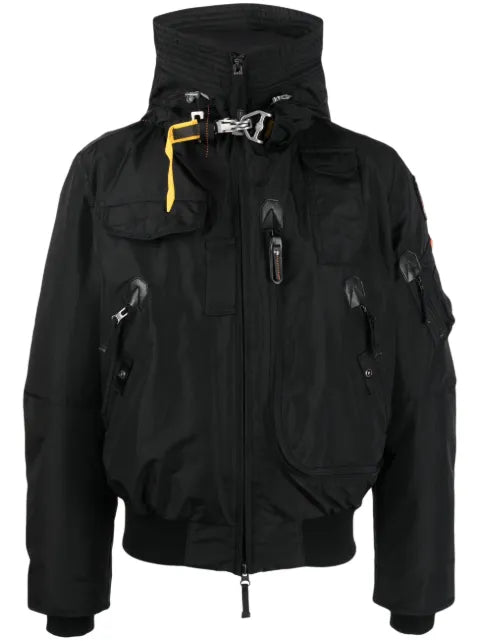 Parajumpers logo-patch hooded jacket