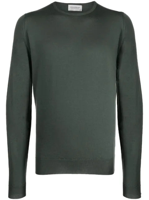 John Smedley Lundy crew-neck cotton sweatshirt