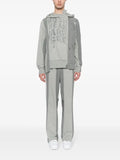 Mostly Heard Rarely Seen logo-print asymmetric hoodie