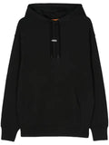 BOSS cotton-terry hoodie with logo print