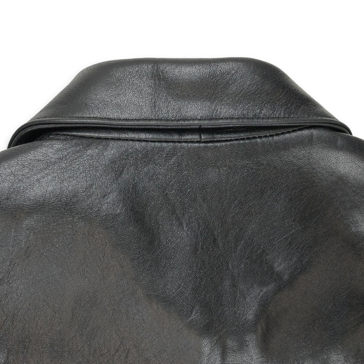LEATHER ZIP FRONT JACKET BLACK LEATHER JACKETS