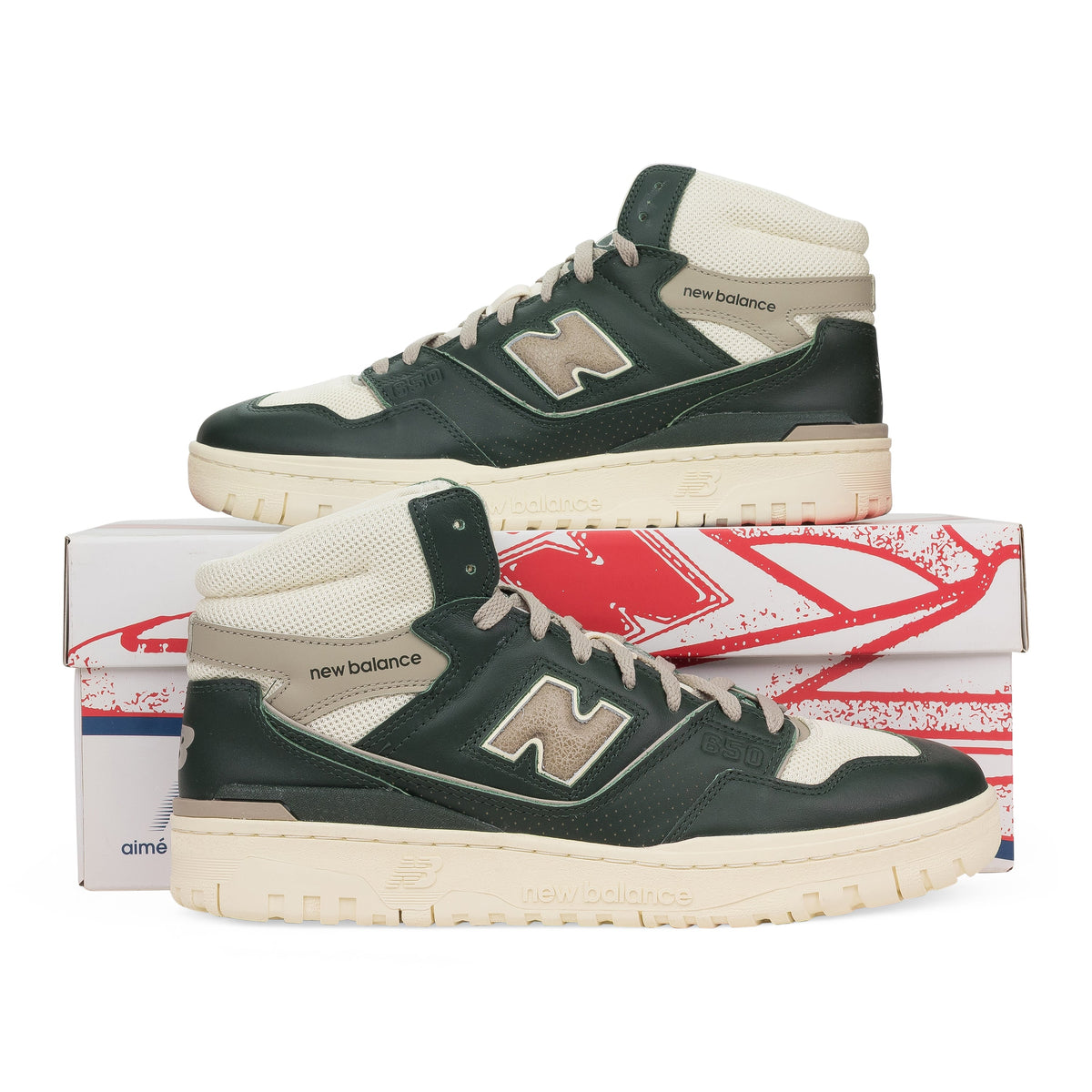GREEN ALD / NEW BALANCE 650R SNEAKERS