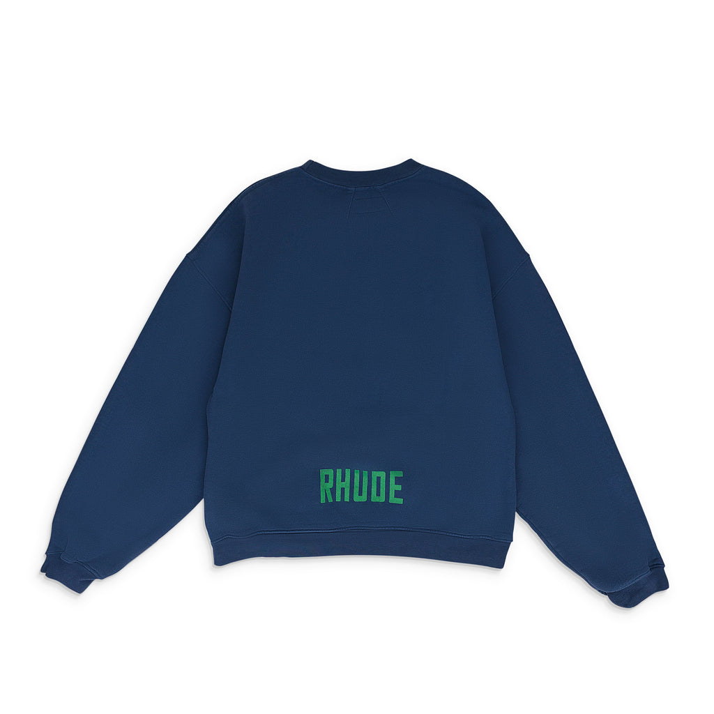 NAVY HAMPTON REGATTA CREWNECK SWEATSHIRT