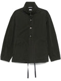 Thom Browne waxed tech hooded jacket