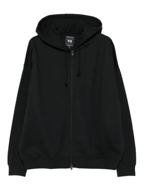 Y-3 brushed terry zipper hoodie