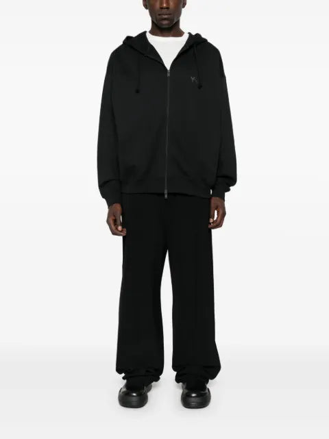 Y-3 brushed terry zipper hoodie