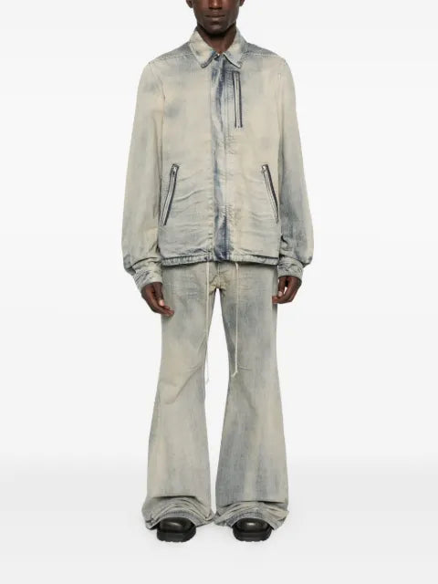 Rick Owens DRKSHDW zip-fastening drawstring jacket