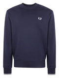 Fred Perry laurel-embroidered cotton sweatshirt