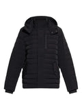 Moose Knuckles logo-patch padded jacket