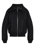 Rick Owens high-neck wool jacket