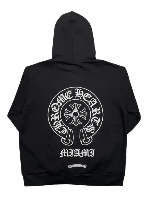Chrome Hearts horseshoe-logo hoodie
