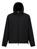 Herno hooded zip-front jacket