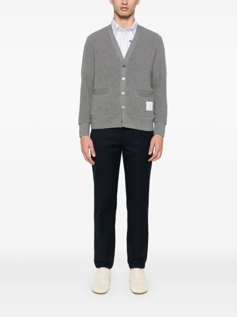 Thom Browne 4-bar intarsia cardigan