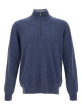 Della Ciana half-zip stand-up-collar sweater