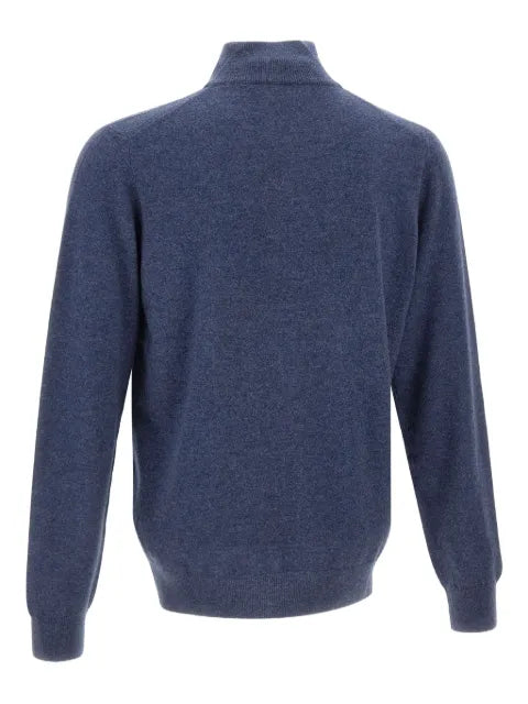 Della Ciana half-zip stand-up-collar sweater