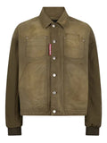 DSQUARED2 polo-collar long-sleeve jacket
