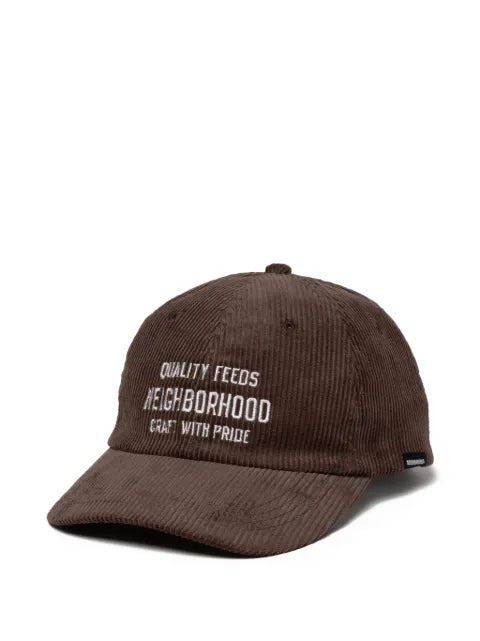 Neighborhood corduroy baseball cap with strap hinten