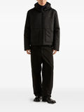 Prada hooded patch-pocket jacket