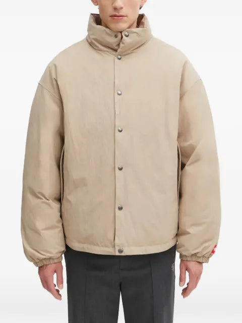 The North Face buttoned funnel-neck jacket