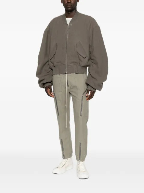 Rick Owens Tower Secchia flight jacket in boiled wool