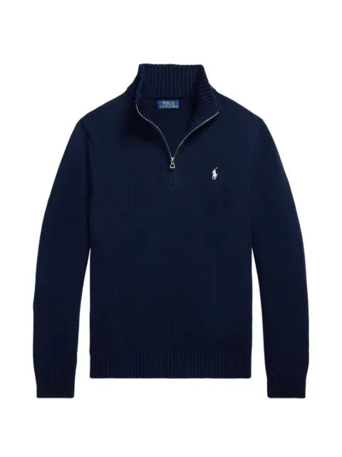 Polo Ralph Lauren quarter-zip Pony-motif sweater