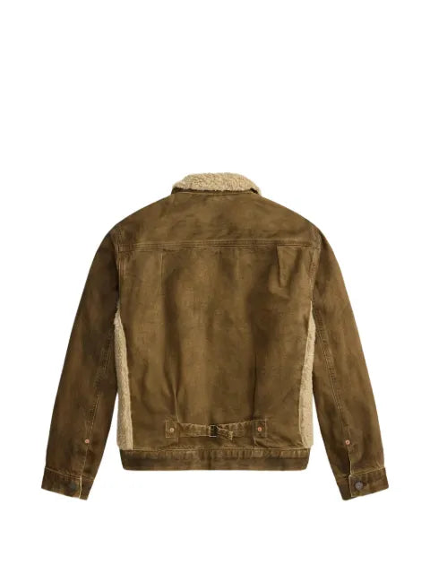 Ralph Lauren RRL shearling cotton jacket