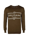 Balmain logo long-sleeved sweater