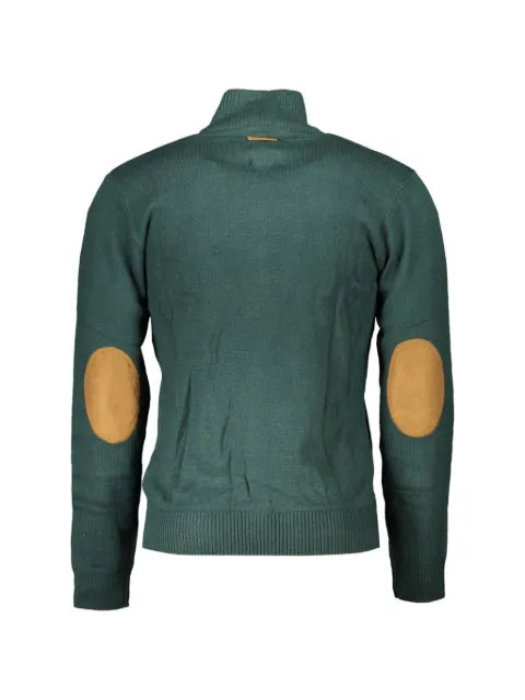Gian Marco Venturi Vintage zip-up elbow-patch cardigan