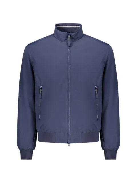 NORWAY 1963 zip-up ribbed-trim bomber  jacket