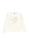 Diesel sweatshirt with embroidery and print