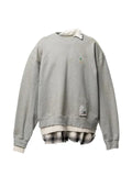 Maison MIHARA YASUHIRO layered-design distressed sweatshirt