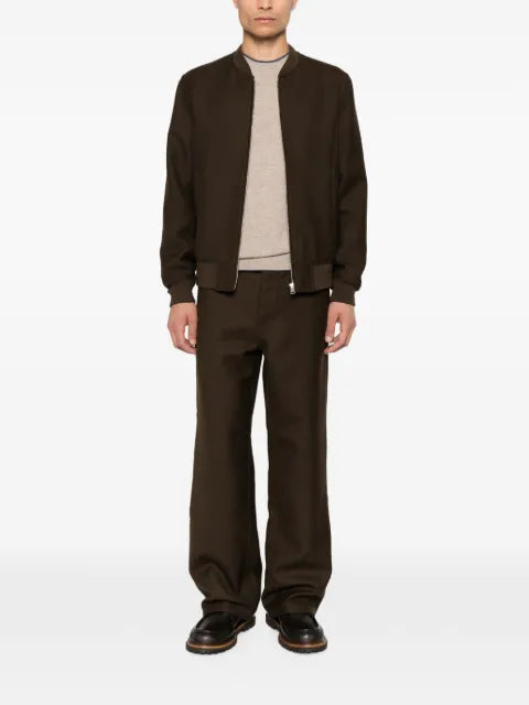 SANDRO zip-fastening long-sleeve jacket