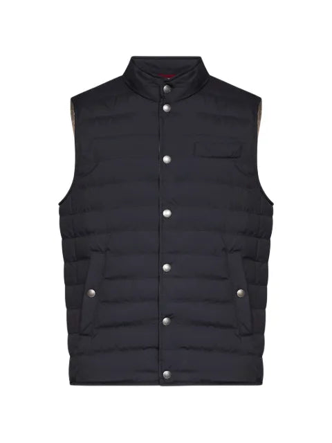 Brunello Cucinelli quilted sleeveless jacket