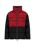 DSQUARED2 colorblock oversized down jacket