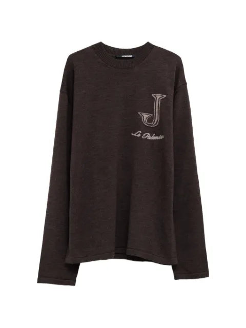 Jacquemus Herisson embroidered crew-neck sweater