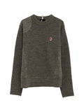 Moncler Grenoble logo-patch long-sleeve sweater