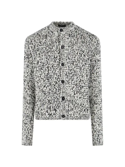 Prada chunky-knit button-up cardigan