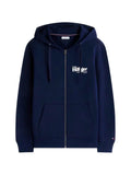 Tommy Hilfiger logo-print zip-up hoodie